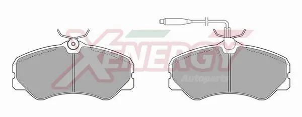 Kit de plaquettes de frein, frein à disque AP XENERGY X40230