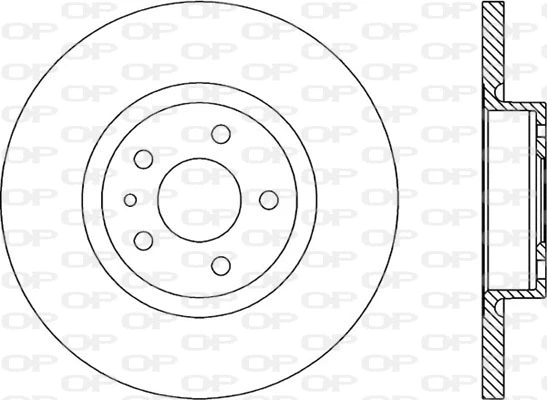 Disque de frein OPEN PARTS BDR1661.10