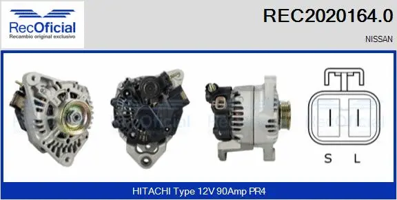 Alternateur RECOFICIAL REC2020164.0