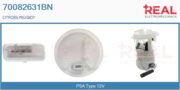 unité d'alimentation de carburant REAL 70082631BN