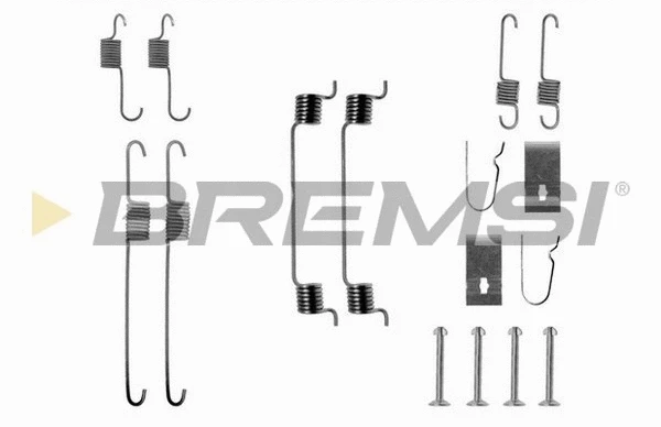 Kit d'accessoires, mâchoire de frein BREMSI SK0699