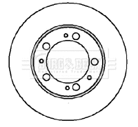 Disque de frein BORG & BECK BBD5864S