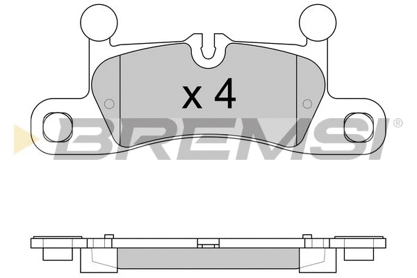Kit de plaquettes de frein, frein à disque BREMSI BP3585