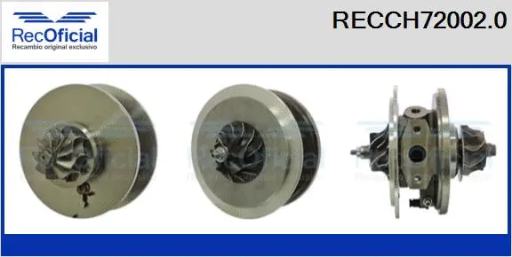 Groupe carter, turbocompresseur RECOFICIAL RECCH72002.0