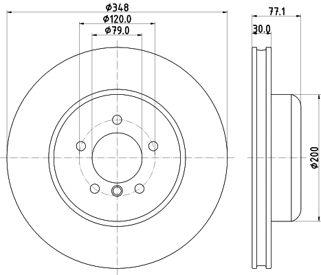 Disque de frein MINTEX MDC2380