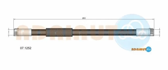 Flexible de frein ADRIAUTO 07.1252