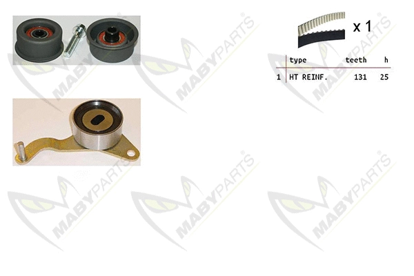 Kit de courroie crantée MABYPARTS OBK010178