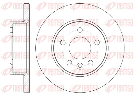 Disque de frein REMSA 6774.00