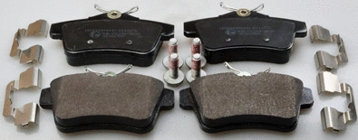 Kit de plaquettes de frein, frein à disque DENCKERMANN B111276