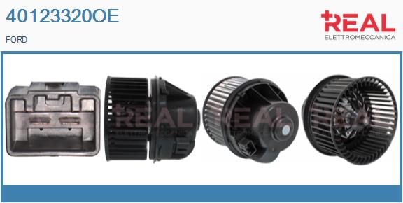 Pulseur d'air habitacle REAL 40123320OE