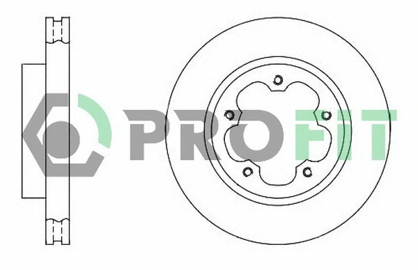 Disque de frein PROFIT 5010-1554