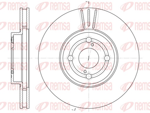Disque de frein REMSA 6703.10