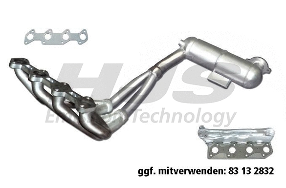 Catalyseur en coude HJS 90 13 5405