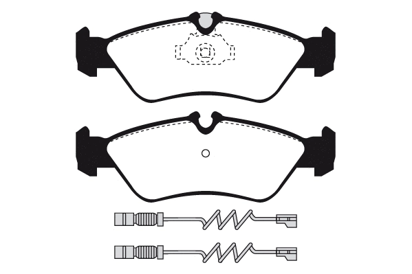 Kit de plaquettes de frein, frein à disque Technika 02224B