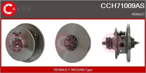 Groupe carter, turbocompresseur CASCO CCH71009AS