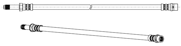 Flexible de frein CEF 512665