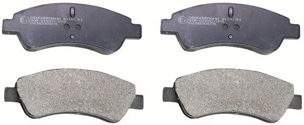 Kit de plaquettes de frein, frein à disque DENCKERMANN B110131
