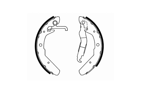 Jeu de mâchoires de frein SCT - MANNOL SS 521