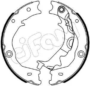 Jeu de mâchoires de frein, frein de stationnement CIFAM 153-586