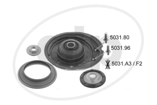 Kit de réparation, coupelle de suspension alp ALP-003153