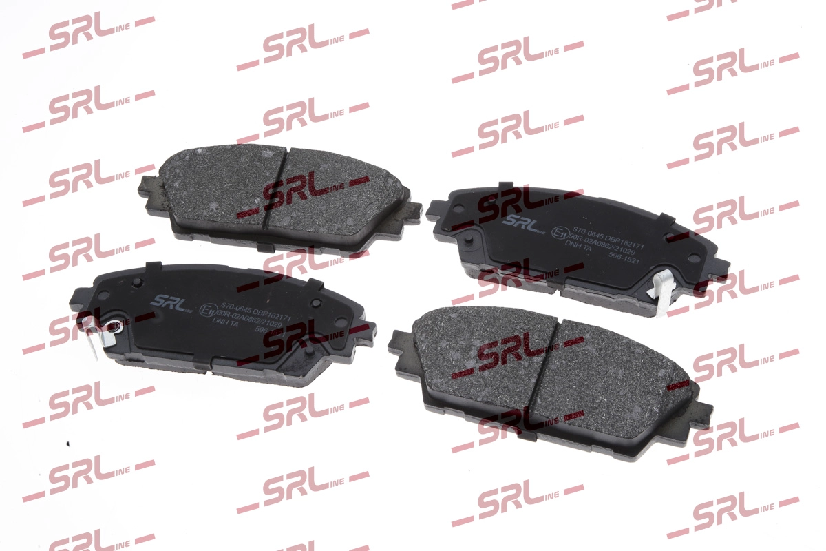 Kit de plaquettes de frein, frein à disque SRLine S70-0645