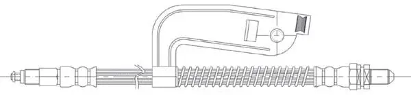Flexible de frein Technika 43996