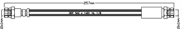 Flexible de frein JURATEK JBH1119