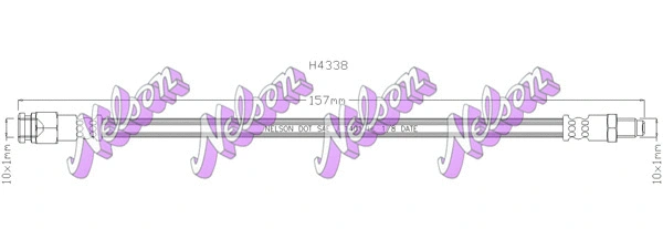Flexible de frein KAWE H4338