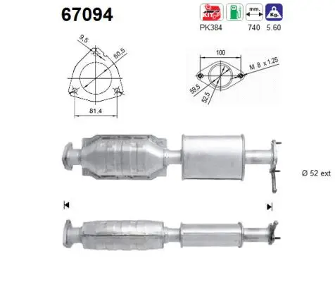 Catalyseur AS 67094