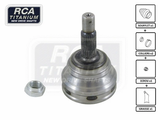 Jeu de joints, arbre de transmission RCA FRANCE AV82