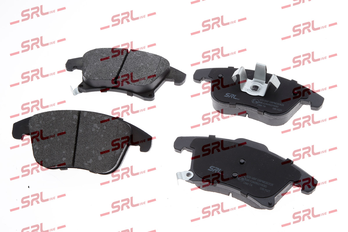 Kit de plaquettes de frein, frein à disque SRLine S70-0697