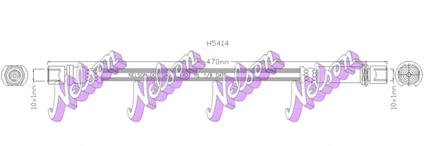Flexible de frein KAWE H5414