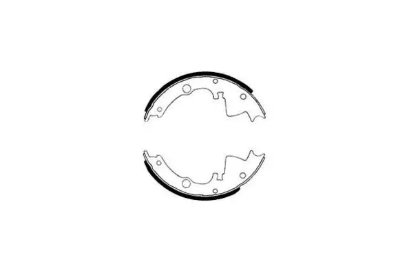 Jeu de mâchoires de frein E.T.F. 09-0238