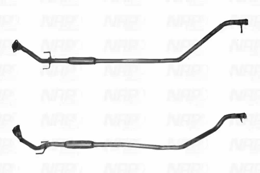 Tuyau d'échappement NAP carPARTS GmbH CAC10597