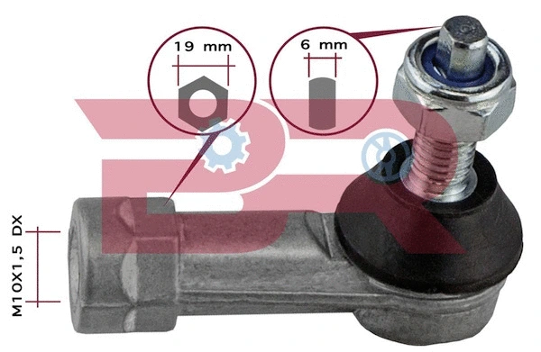 Rotule de barre de connexion BOTTO RICAMBI BRC8050