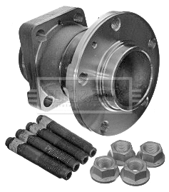 Kit de roulements de roue BORG & BECK BWK1255