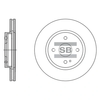 Disque de frein Hi-Q SD4418