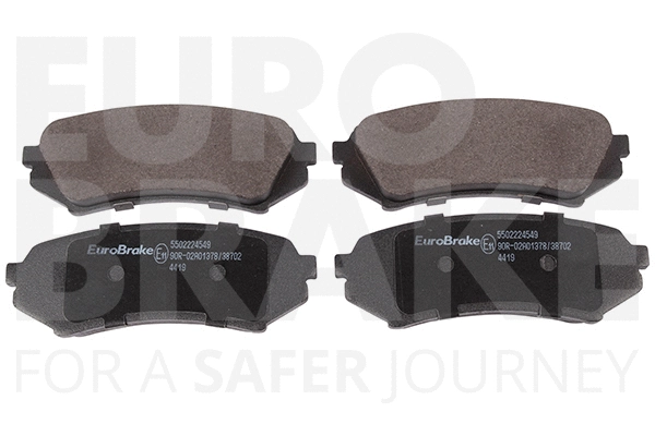 Kit de plaquettes de frein, frein à disque EUROBRAKE 5502224549