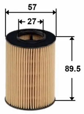Filtre à huile Azumi OE31040
