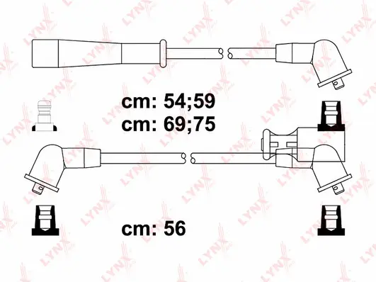 Kit de câbles d'allumage LYNXAUTO SPC5116