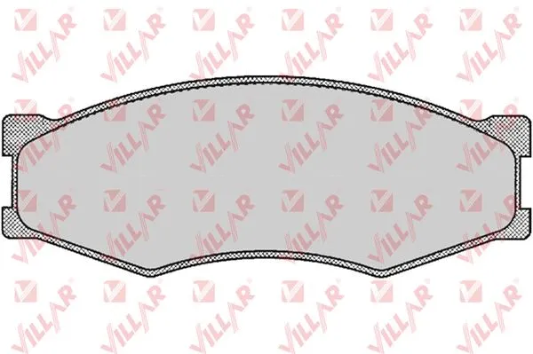 Kit de plaquettes de frein, frein à disque VILLAR 626.0264