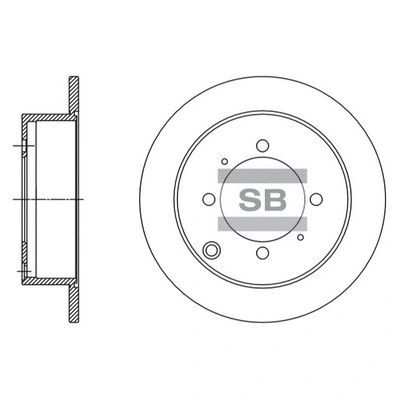 Disque de frein Hi-Q SD1138