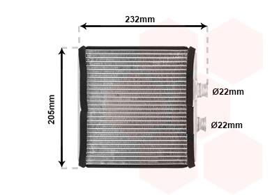 Système de chauffage VAN WEZEL 30006472