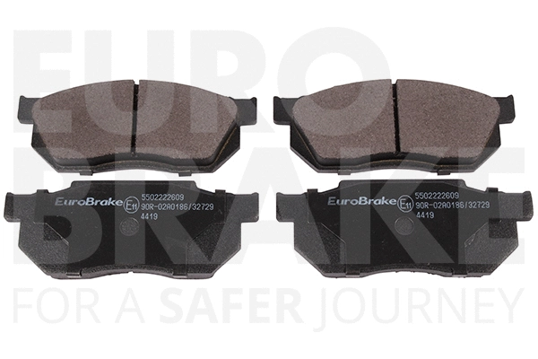 Kit de plaquettes de frein, frein à disque EUROBRAKE 5502222609