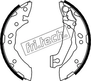 Jeu de mâchoires de frein fri.tech. 1046.204
