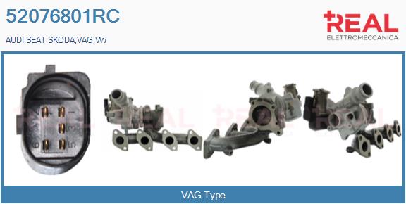 Turbocompresseur, suralimentation REAL 52076801RC