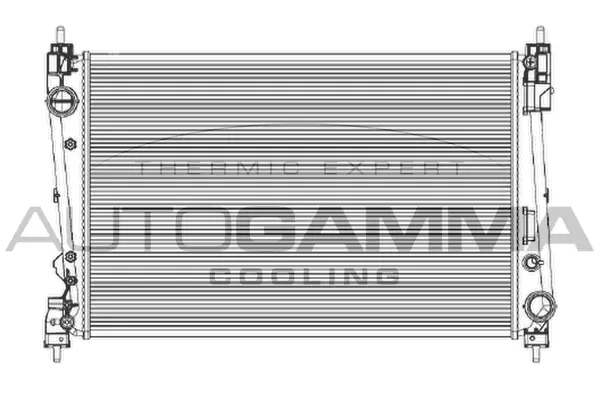 Radiateur, refroidissement du moteur AUTOGAMMA 105120
