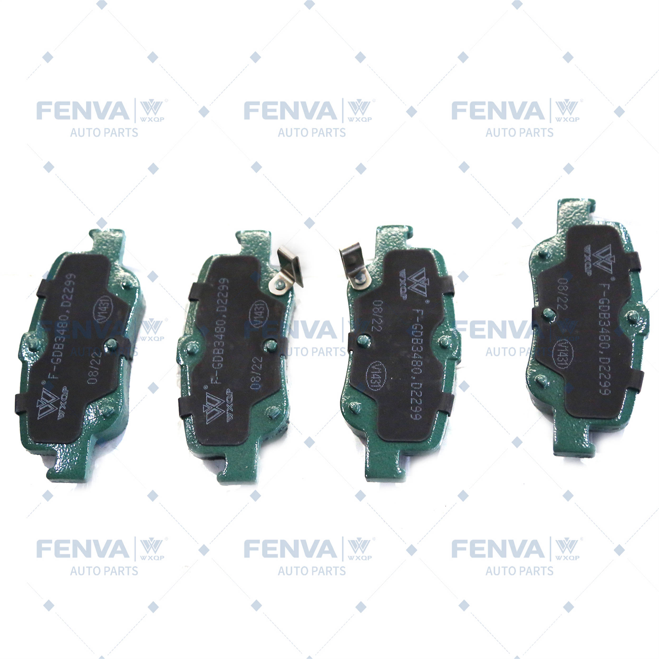 Kit de plaquettes de frein, frein à disque WXQP 41819