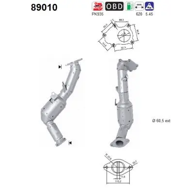 Catalyseur AS 89010