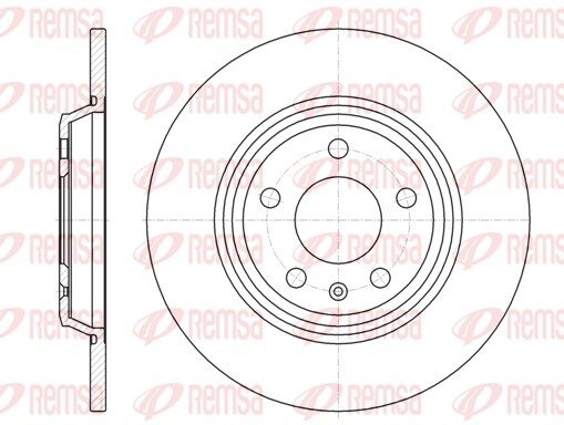 Disque de frein REMSA 61112.00